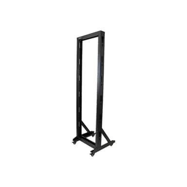 STARTECH.COM 2 Post Server Rack mit Rollen - stabile Stahl konstruktion - 42HE