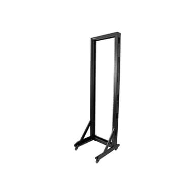 STARTECH.COM 2 Post Server Rack mit Rollen - stabile Stahl konstruktion - 42HE