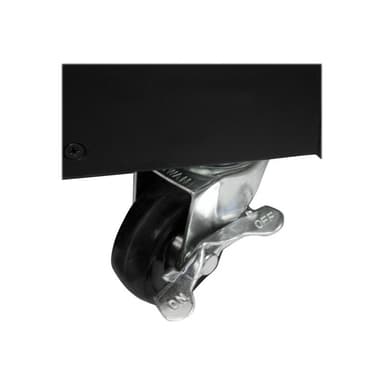 STARTECH.COM Mobiles Server Rack mit Griffen - rollbarer Serverschrank / Netzwerschrank - 9HE