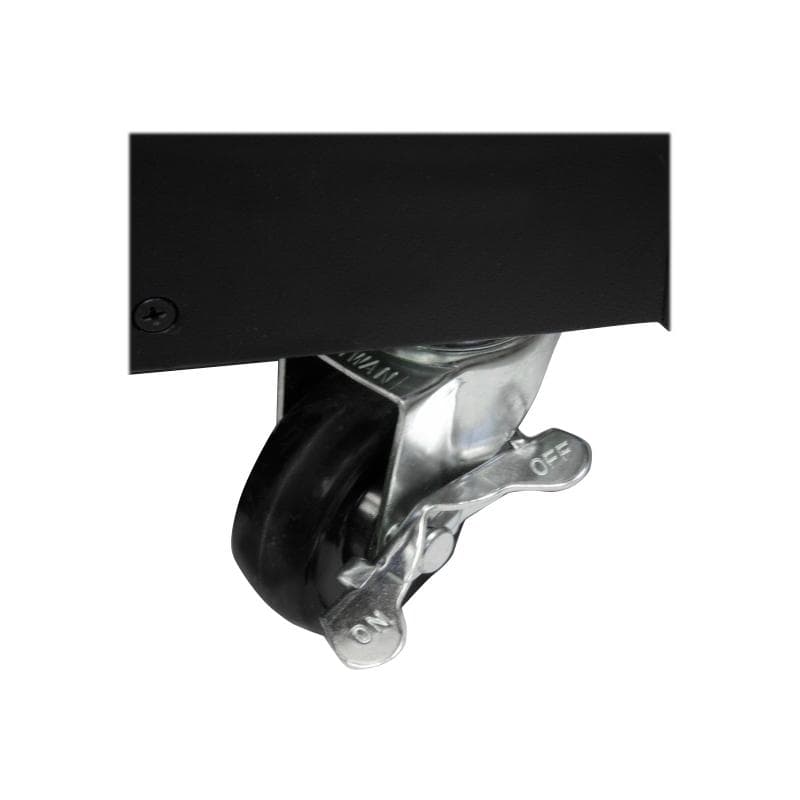 STARTECH.COM Mobiles Server Rack mit Griffen - rollbarer Serverschrank / Netzwerschrank - 9HE