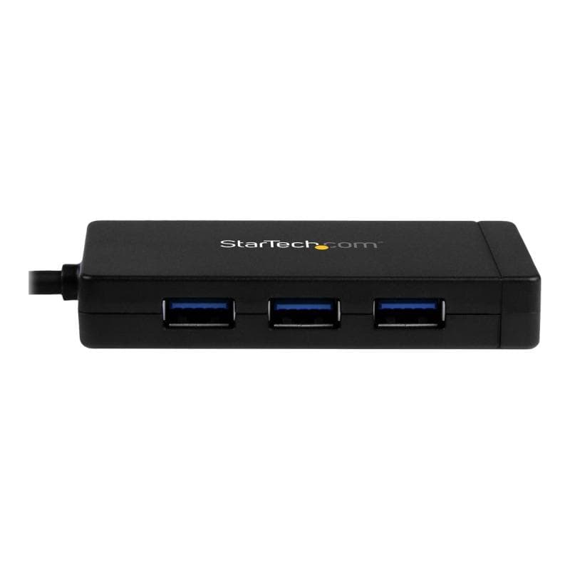 STARTECH.COM 3 Port USB 3.0 Hub mit USB-C und Gigabit Ethernet - inklusive Netzteil - USB C Hub - US