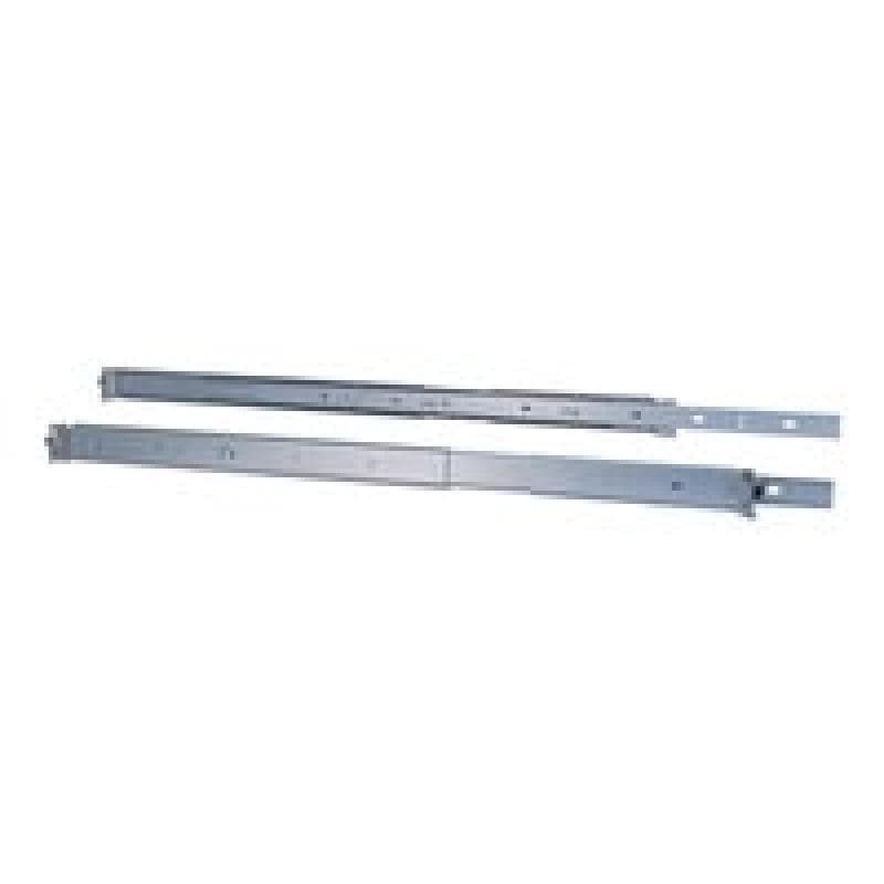 INTERTECH 48,3 Inter-Tech Teleskopschienensatz 650mm 2U   Silber