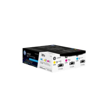 HP 201X 3er Pack Gelb, Cyan, Magenta LaserJet Tonerpatrone (CF253XM)