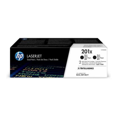 HP 201X 2er Pack Schwarz LaserJet Tonerpatrone (CF400XD)