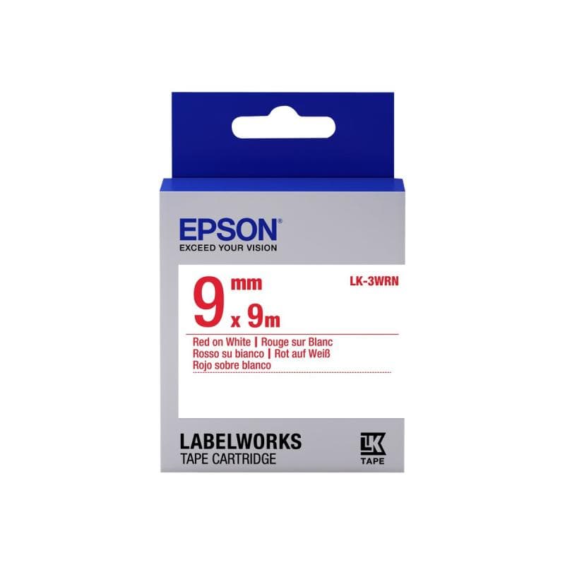 EPSON Ribbon LK-3WRN white/red