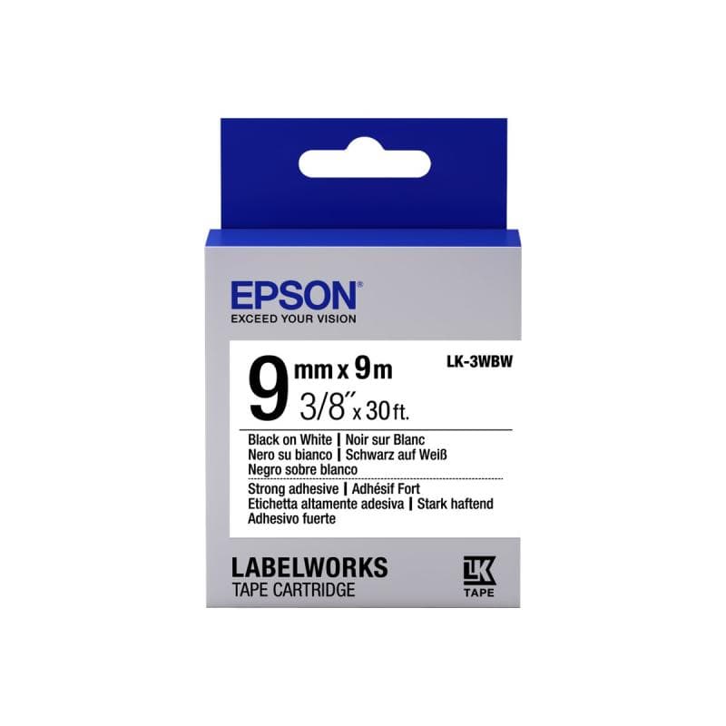 EPSON Ribbon LK-3WBW white/black