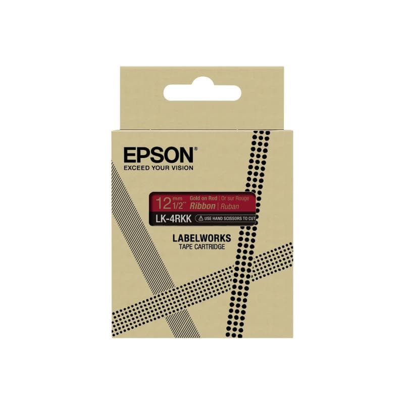 EPSON Ribbon LK-4RKK red/gold
