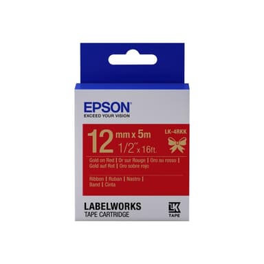 EPSON Ribbon LK-4RKK red/gold