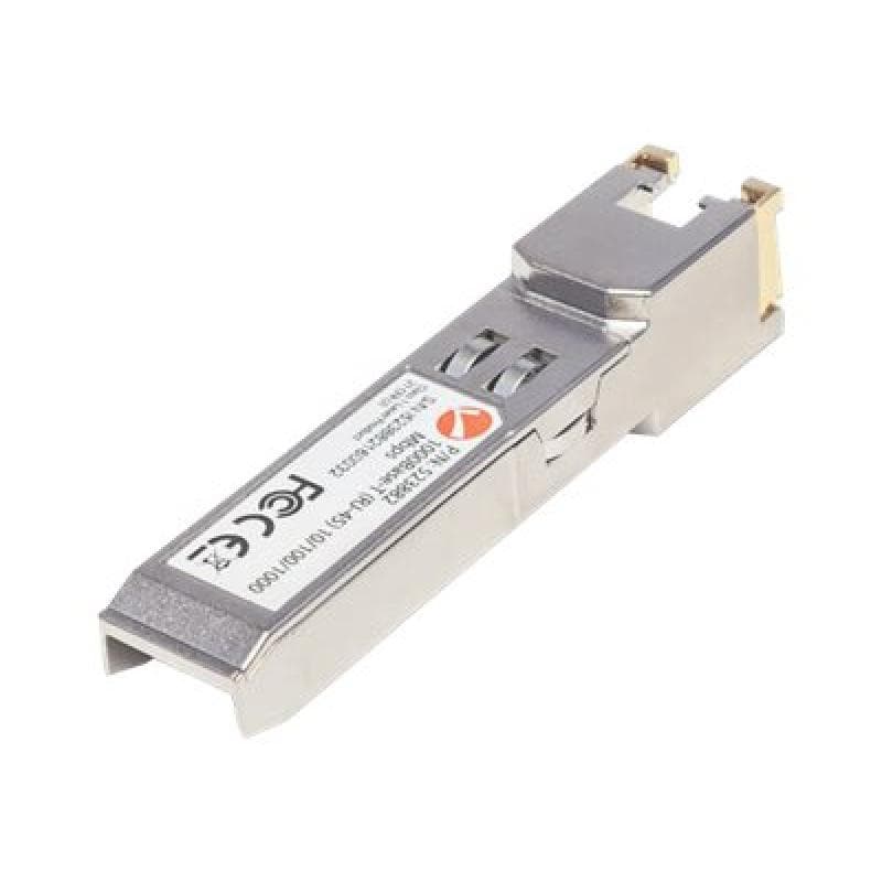 INTELLINET Gigabit SFP Mini-GBIC Transceiver 1000Base-T (RJ45) Single-Mode Port Reichweite bis zu 10