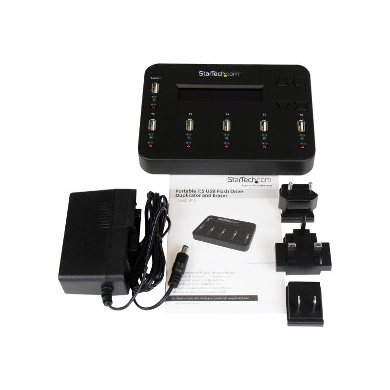 STARTECH.COM 1:5 Standalone USB 2.0  Stick Duplizierer und Eraser - Flash Drive Kopierer