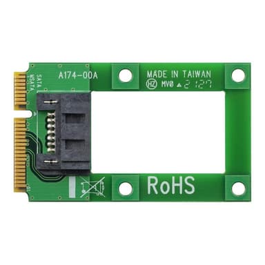 STARTECH.COM mSATA auf SATA Festplatten / SSD Adapter - Mini Serial-ATA zu SATA Konverter