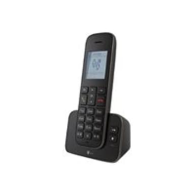 DEUTSCHE TELEKOM TELEKOM Sinus A 207 schwarz/silber schnurlos analog mit AB Telefonbuch für 150 Eint