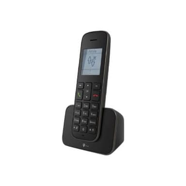 DEUTSCHE TELEKOM TELEKOM Sinus 207 schwarz schnurlos analog Telefonbuch für 150 Einträge Freispreche