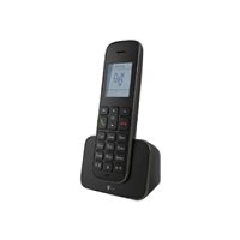 DEUTSCHE TELEKOM TELEKOM Sinus 207 schwarz schnurlos analog Telefonbuch für 150 Einträge Freispreche