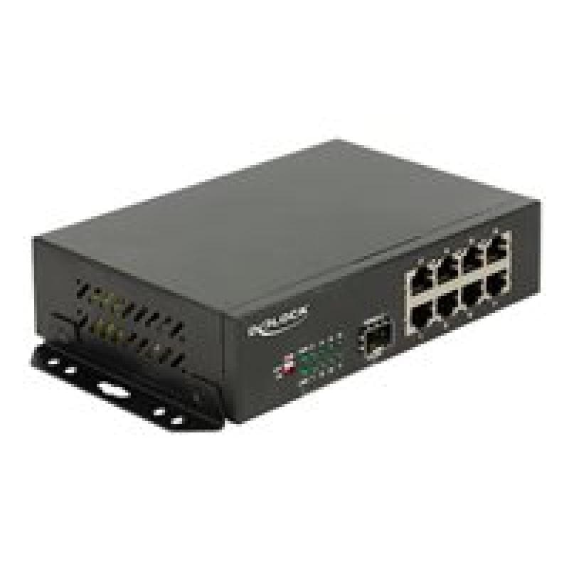 DELOCK Gigabit Ethernet Switch 8 Port + 1 SFP