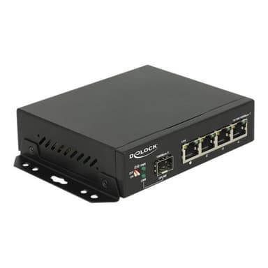 DELOCK Gigabit Ethernet Switch 4 Port + 1 SFP