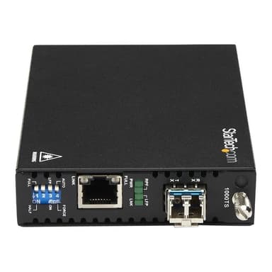 STARTECH.COM Gigabit Ethernet Kupfer auf LWL Medienkonverter - SM LC - 20 Km - Ethernet Medienkonver