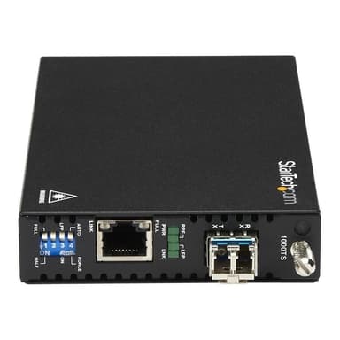 STARTECH.COM Gigabit Ethernet Kupfer auf LWL Medienkonverter - SM LC - 10 Km - Ethernet Medienkonver