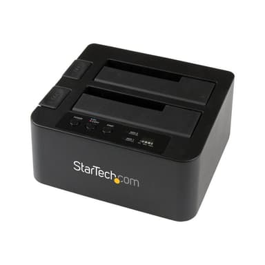 STARTECH.COM USB 3.0/eSATA auf 6,35/8,89cm 2,5/3,5Zoll Festplatten Duplizierer Dock - Kopierstation