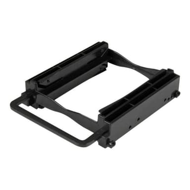 STARTECH.COM Dual 2,5 Zoll SSD/HDD Einbaurahmen für 3,5 Zoll Laufwerksschacht - Werkzeuglose Install