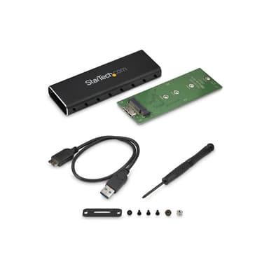 STARTECH.COM Externes M.2 SATA / SSD Festplattengehäuse - USB 3.0 mit UASP - NGFF Gehäuse