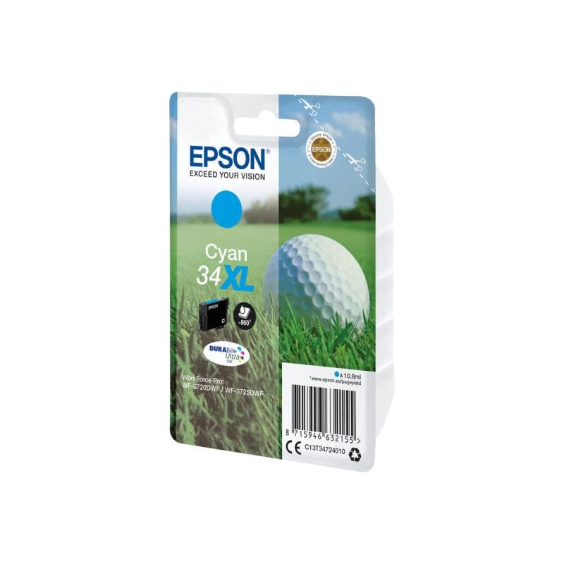 EPSON 34XL XL Cyan Tintenpatrone
