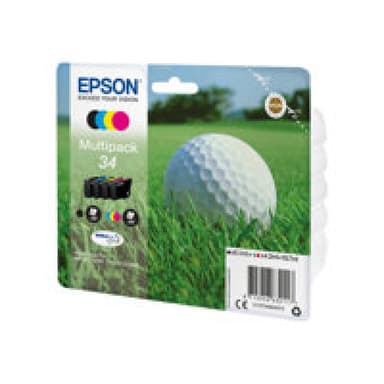 EPSON 34 4er Pack Schwarz, Gelb, Cyan, Magenta Tintenpatrone