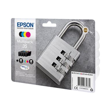 EPSON 35 Multipack 4er Pack Schwarz, Gelb, Cyan, Magenta Tintenpatrone