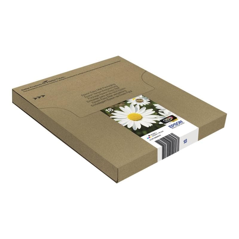 EPSON T1806 Easy Mail Packaging 4er Pack Schwarz, Gelb, Cyan, Magenta Tintenpatrone