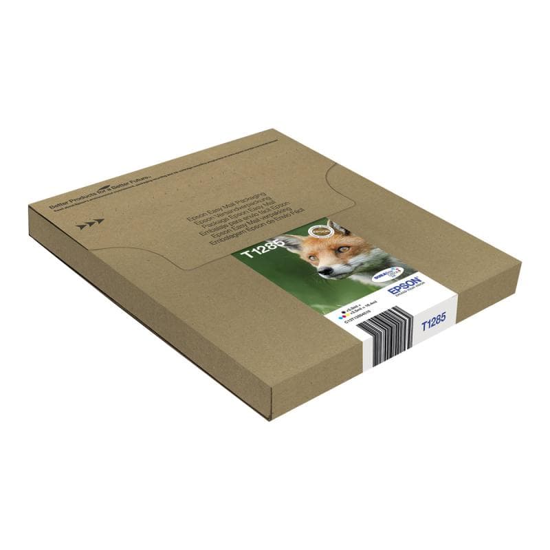 EPSON T1285 Easy Mail Packaging 4er Pack Schwarz, Gelb, Cyan, Magenta Tintenpatrone