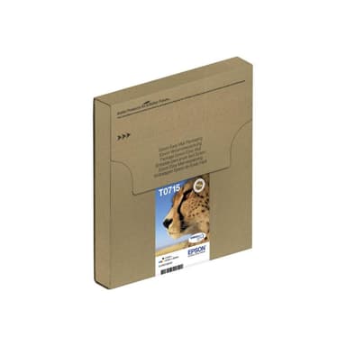 EPSON T071 Easy Mail Packaging 4er Pack Schwarz, Gelb, Cyan, Magenta Tintenpatrone