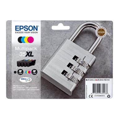 EPSON 35XL Multipack 4er Pack XL Schwarz, Gelb, Cyan, Magenta Tintenpatrone