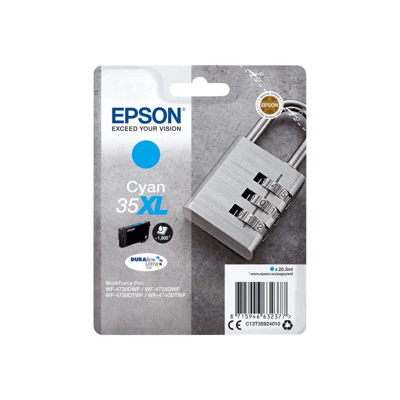 EPSON 35XL XL Cyan Tintenpatrone
