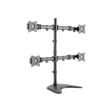 DIGITUS Quad Display Tisch Halterung fuer 4 TFT 68,5cm  27Zoll max. 8Kg