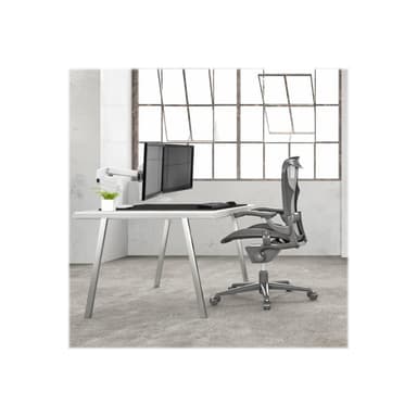 ERGOTRON LX dual direkt Tischhalterung weiss bis 63,5cm 25Zoll 0,9-5 kg.pro Display belastbar 33 cm