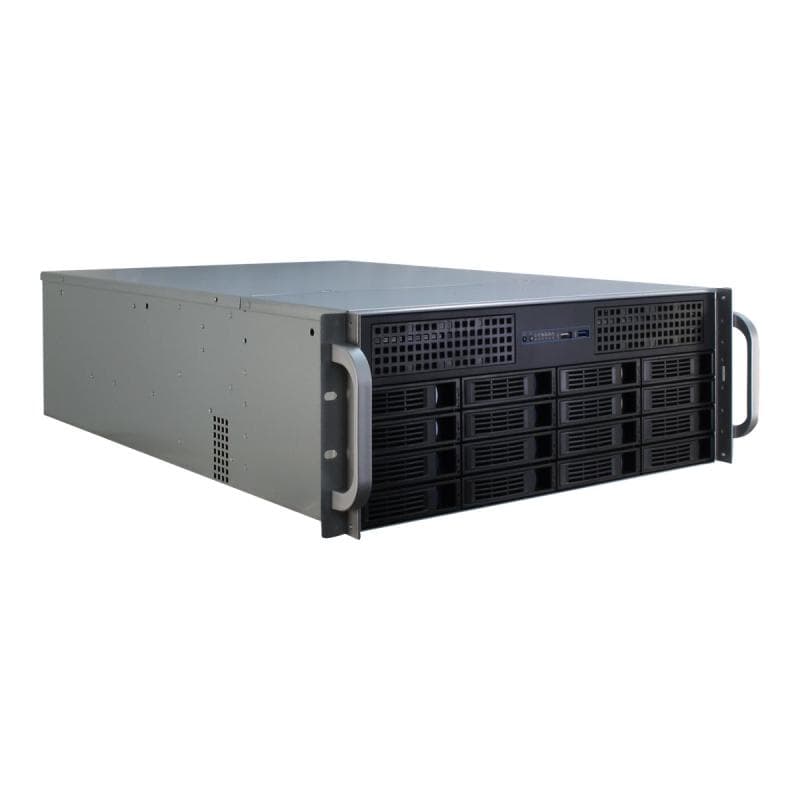 INTERTECH INTER-TECH IPC 4U-4416 48,26cm 19Zoll 4HE Storage Rackmount-Gehaeuse 2x 5,25 ext. 16x 2,5