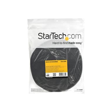 STARTECH.COM Klettverschluss 15m Rolle - Schwarz