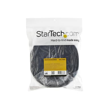 STARTECH.COM Klettverschluss 7,6m Rolle - Schwarz