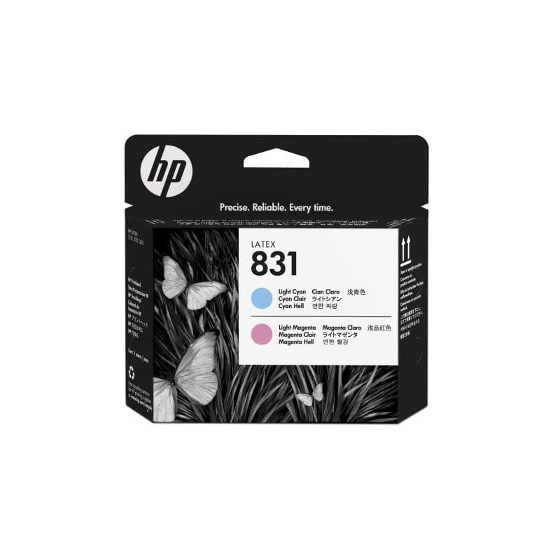 HP 831 - Hell Magenta, hell Cyan - Druck