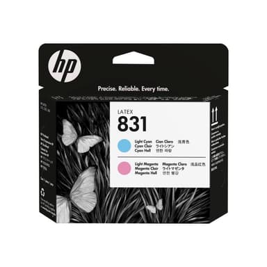 HP 831 - Hell Magenta, hell Cyan - Druck