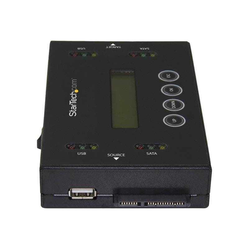 STARTECH.COM Laufwerks Duplizierer und Löscher für USB Sticks und 6,35/8,89cm 2,5/3,5 Zoll SATA Lauf