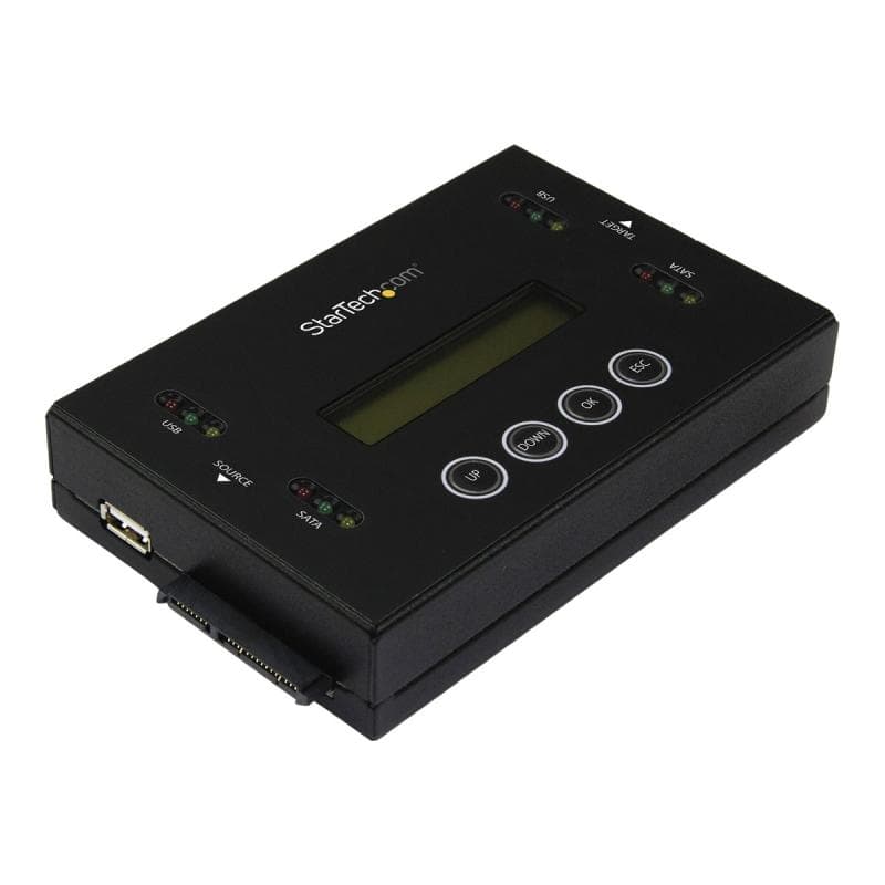 STARTECH.COM Laufwerks Duplizierer und Löscher für USB Sticks und 6,35/8,89cm 2,5/3,5 Zoll SATA Lauf