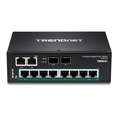 TRENDNET 10-PORT HARDENED INDUSTRIAL GI