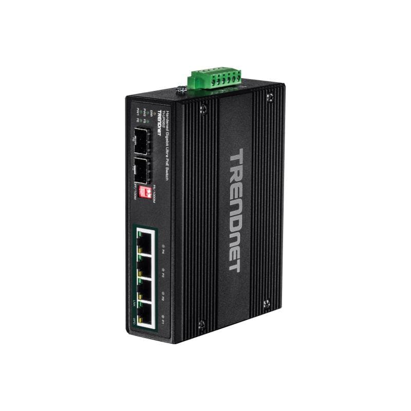 TRENDNET 6-PORT HARDENED INDUSTRIAL GIG