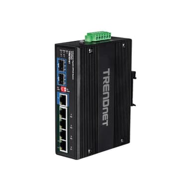 TRENDNET 6-PORT HARDENED INDUSTRIAL GIG