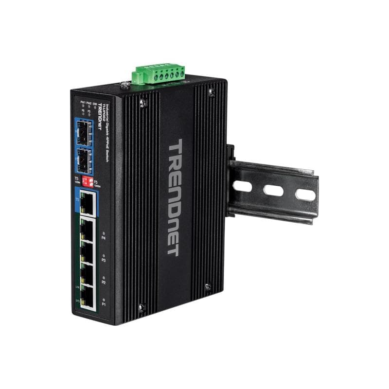 TRENDNET 6-PORT HARDENED INDUSTRIAL GIG