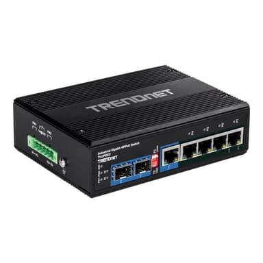 TRENDNET 6-PORT HARDENED INDUSTRIAL GIG