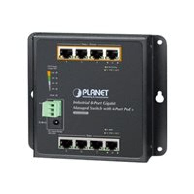 PLANET TECHNOLOGY 8-Port Wall-mt Managed Switch