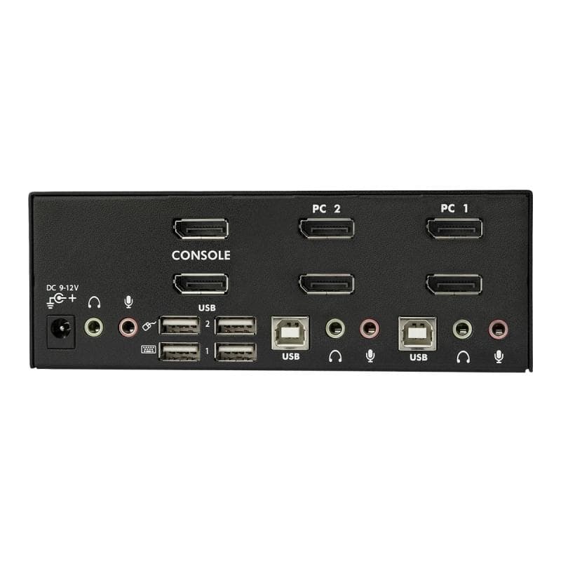 STARTECH.COM 2 Port DisplayPort Dual Monitor KVM Switch