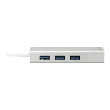 DIGITUS USB 3.0 3-Port HubundLAN-Adapt